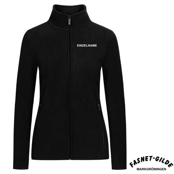 Fleecejacke Damen / schwarz