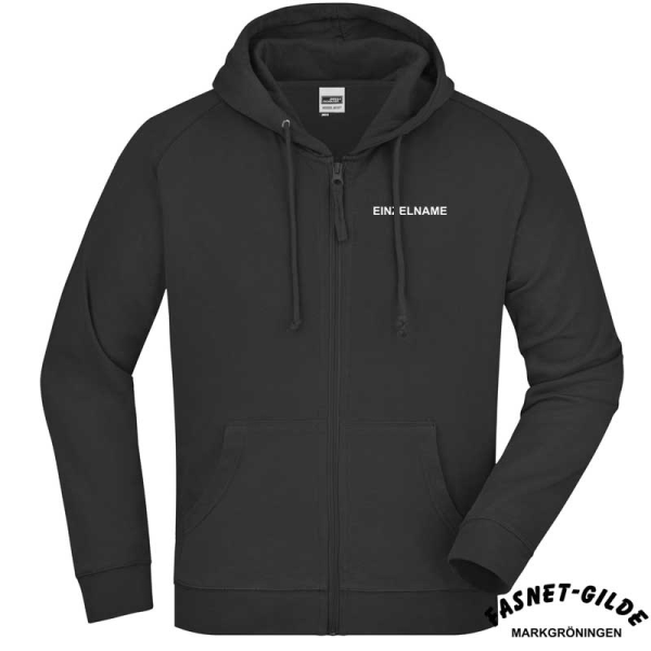 Kapuzenjacke Unisex / schwarz