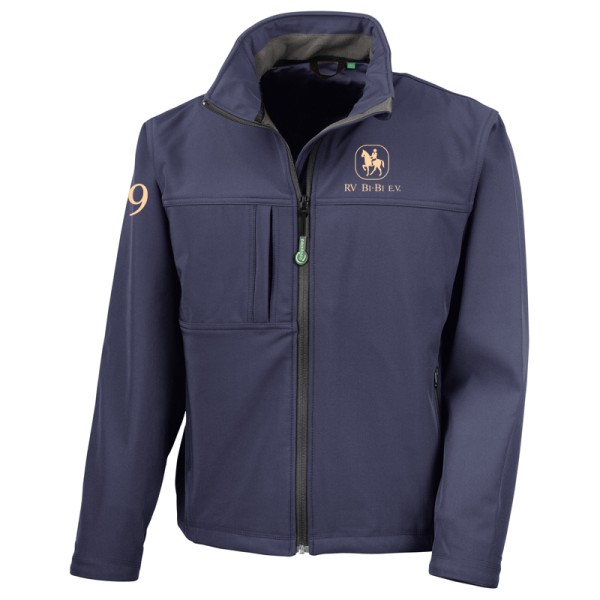 Herren Softshell Jacke Navy - Voltigieren