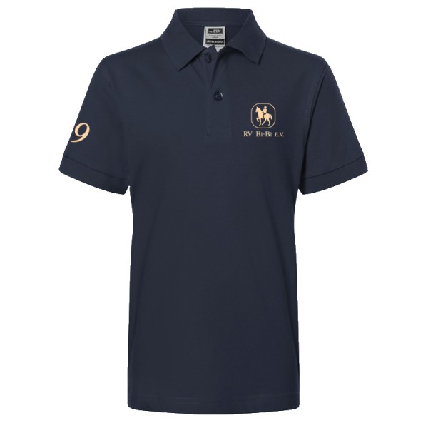 Kinder Polo-Shirt Navy - Dressur