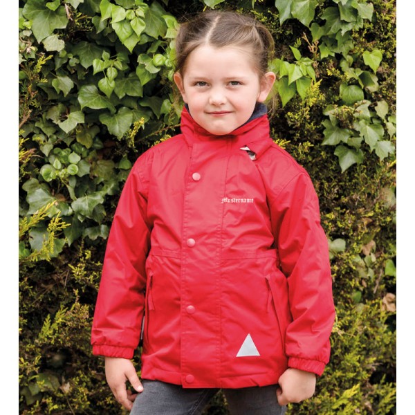 Kinder Regen-/Windjacke / rot