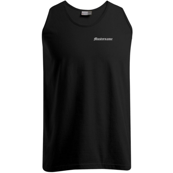 Herren Tanktop / schwarz