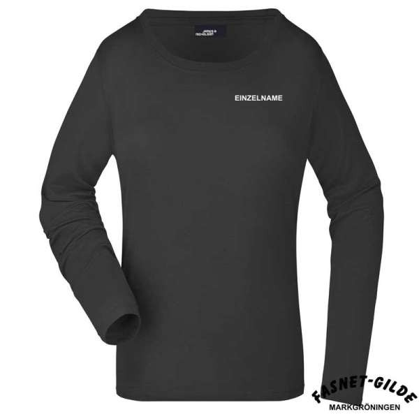 Longsleeves Damen / schwarz