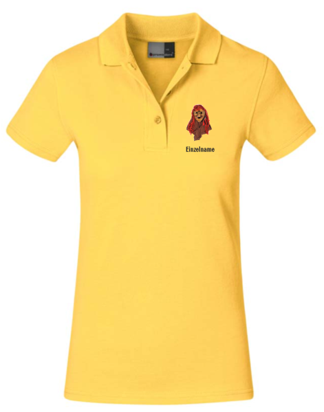 Damen Polo-Shirt / gelb
