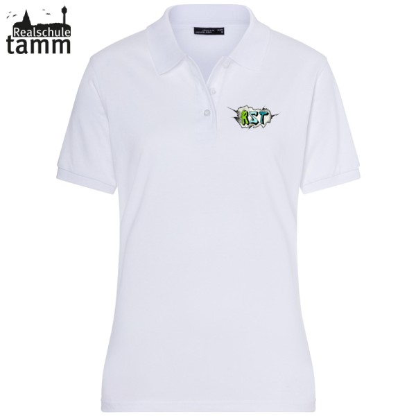 RST Damen Piqué Polo weiß