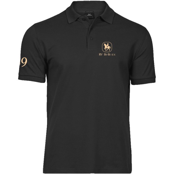 Herren Polo-Shirt Schwarz -Dressur