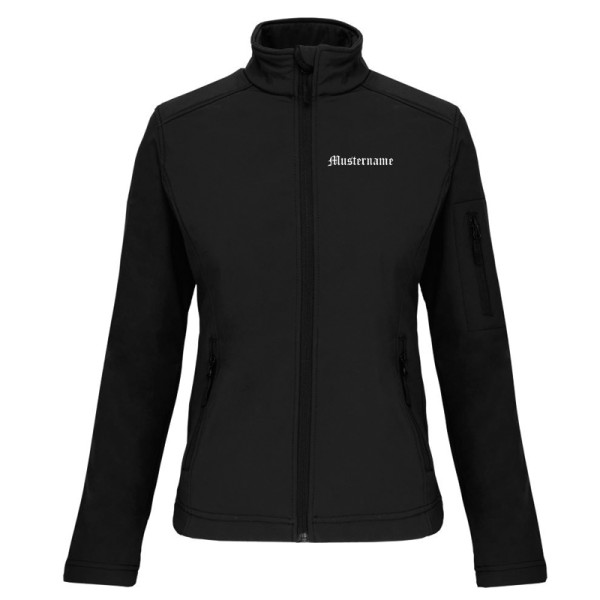 Softshelljacke Damen / schwarz