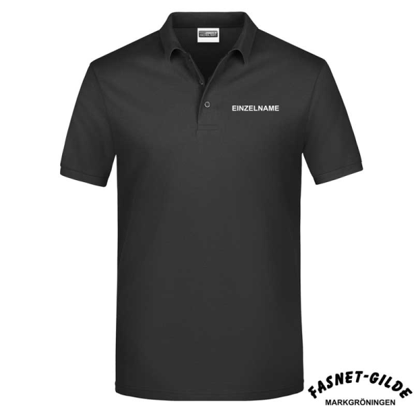 Polo-Shirt Herren / schwarz