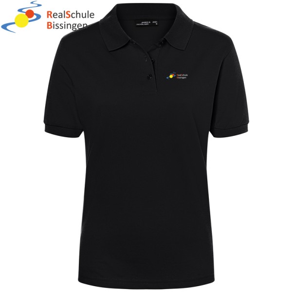 RSB Damen Piqué Polo schwarz